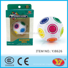 2016 new product YJ YongJun Rainbow ball Magic Magical Puzzle Ball Cube Educational Toys English Packing for Promotion